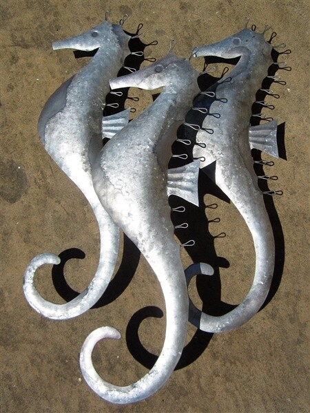 Trio of Seahorses Wall Art