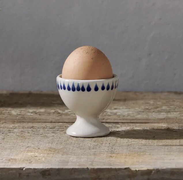Indigo Drop Egg Cup