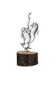 Pair of Tin Seahorses