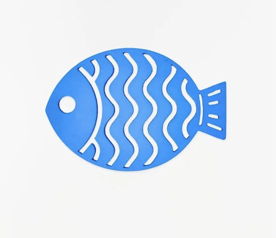 Blue Fish Trivet