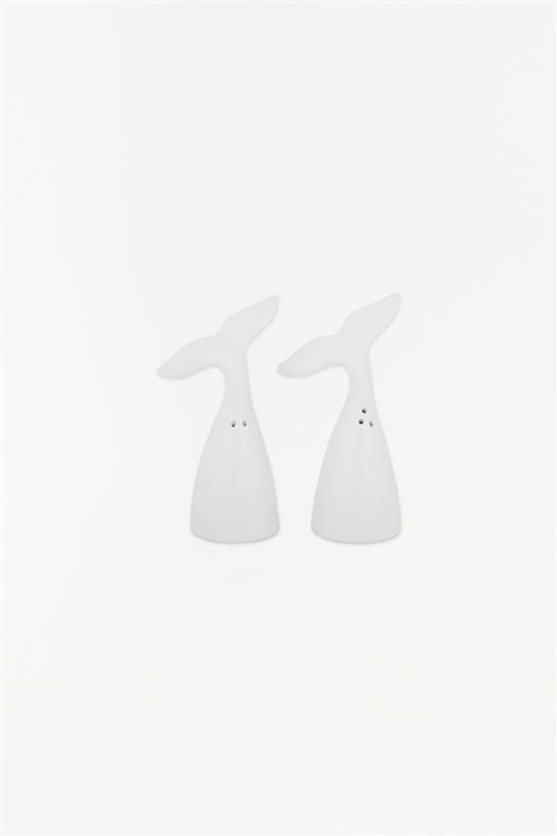 Salt and Pepper Shaker, Design: Whale Tails