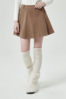Heart attack warm fit flared skirt