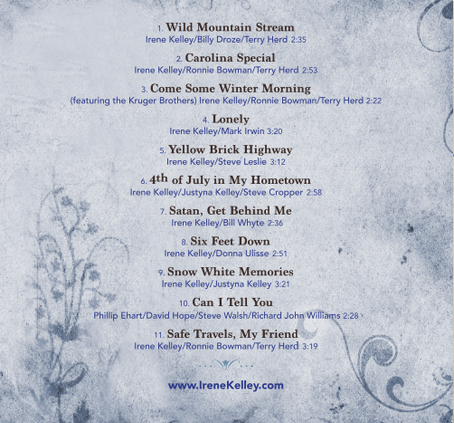 Full-Length Bluegrass Album, &quot;SNOW WHITE MEMORIES&quot;