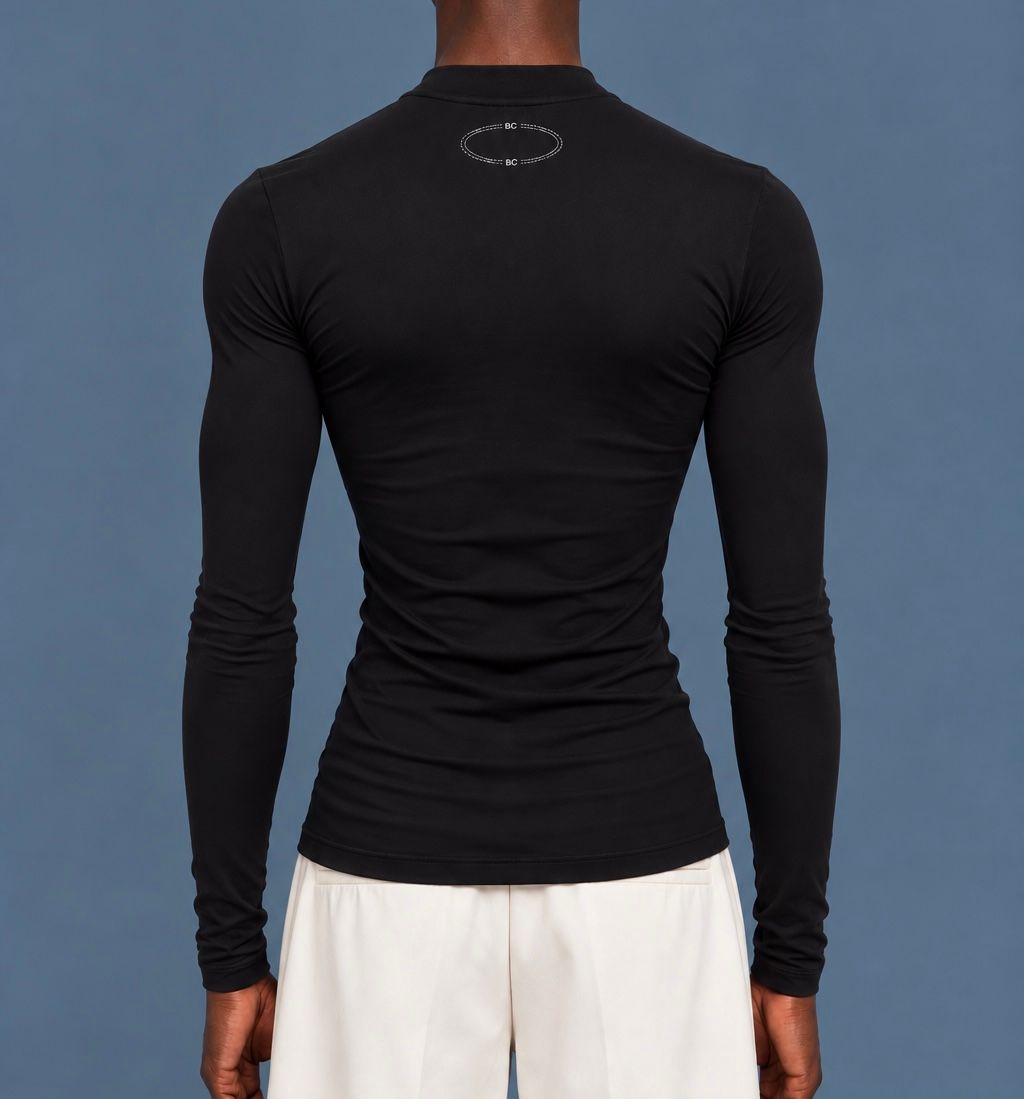 Buttoned Muscle Structure Top