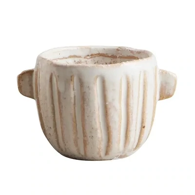 CLEARANCE/ Cream Pot with Handles