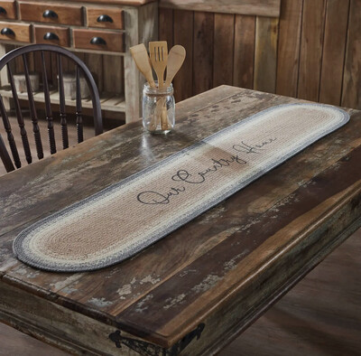 Finders Keepers Our Country Home Oval Runner 12&quot;x60&quot;