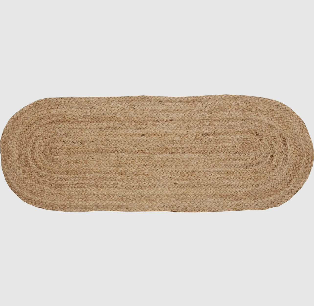 SALE/ Natural Jute Runner 13&quot;x 48&quot;