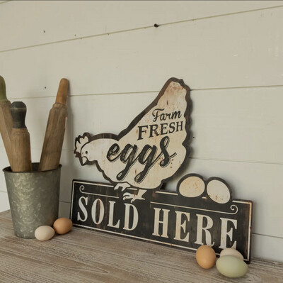 Eggs Sold Here Sign