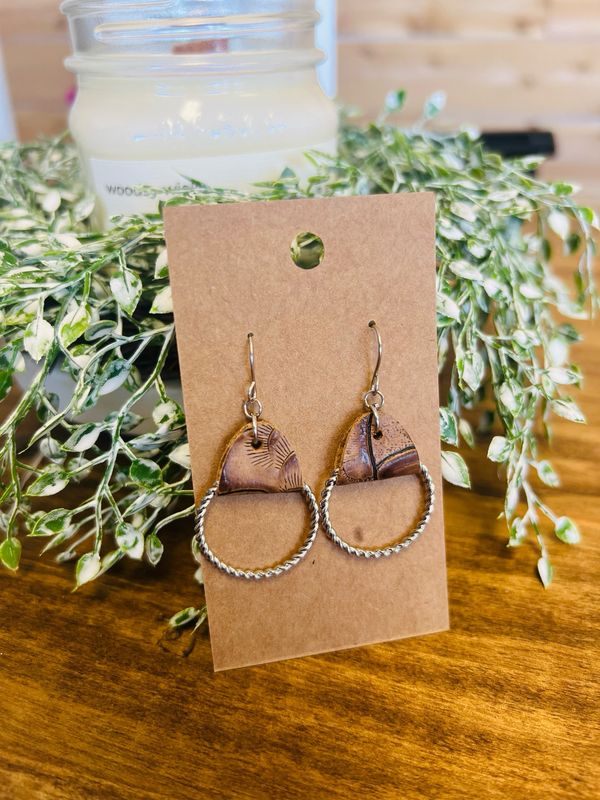Twisted Hoop Earrings