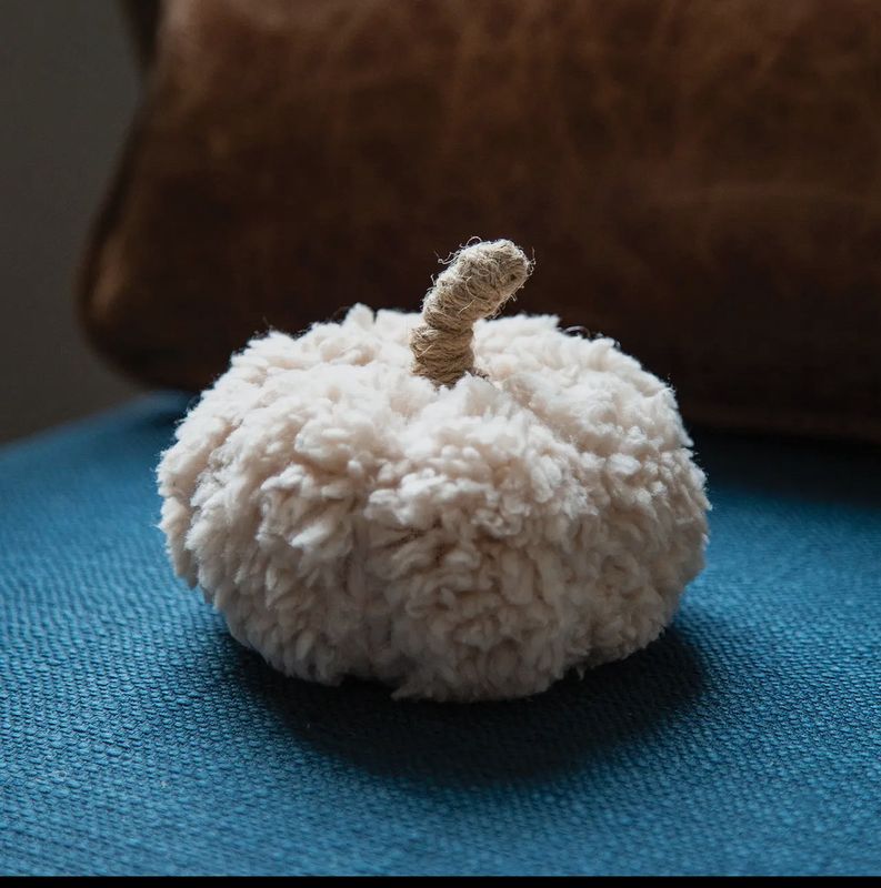 Ivory Sherpa Pumpkin