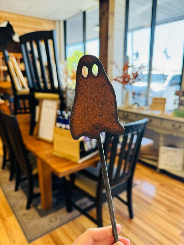 Ghost Halloween Garden Pick