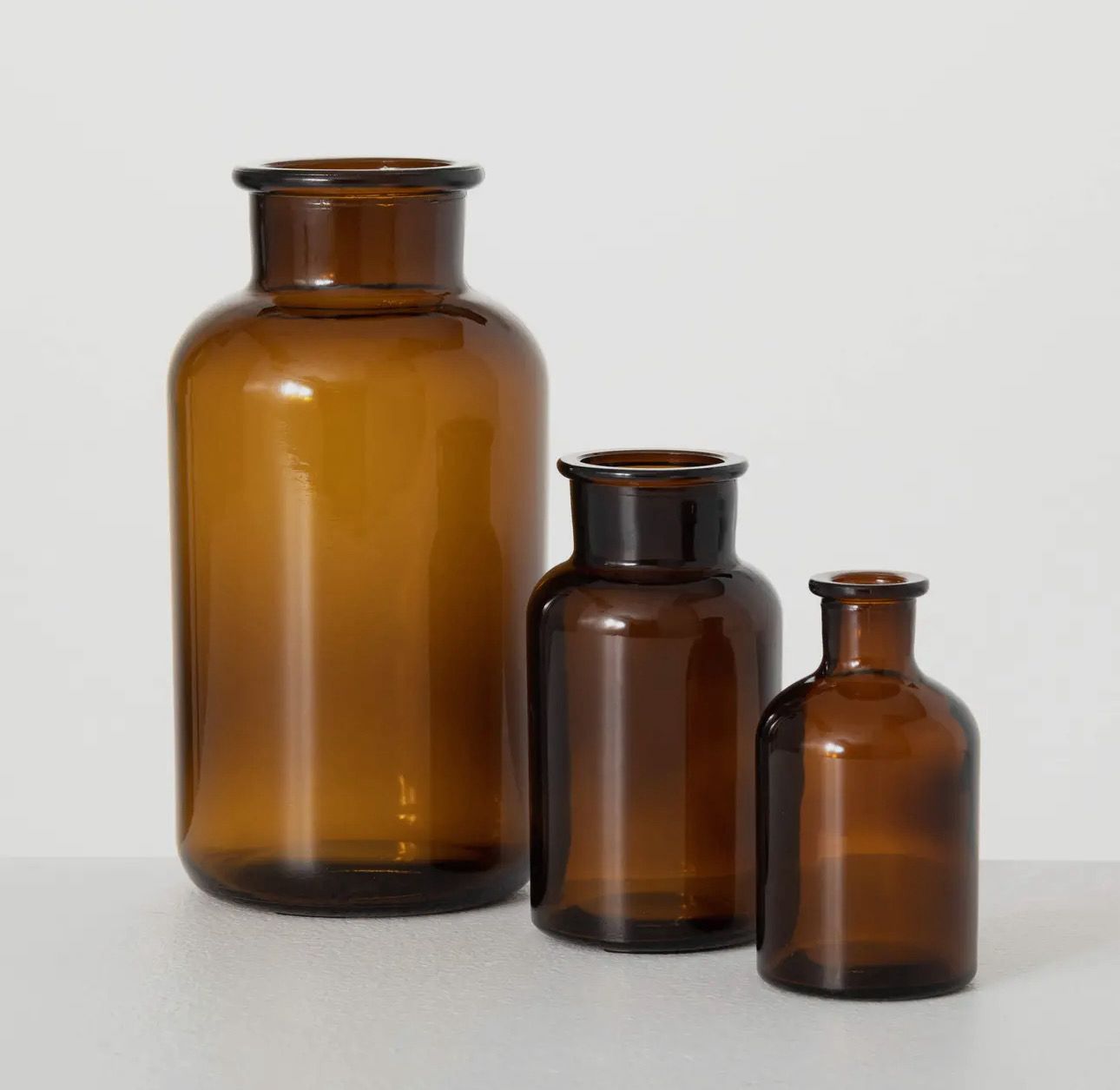 Amber Apothecary Jar