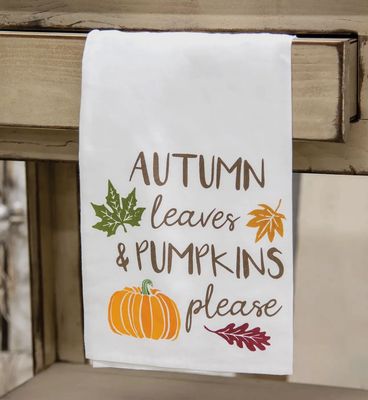 Fall Leaves Dish Towel