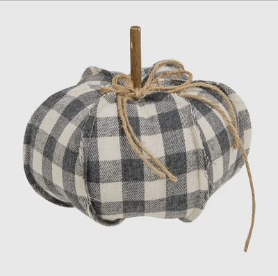 Canvas Stuffed Pumpkin 6.5”