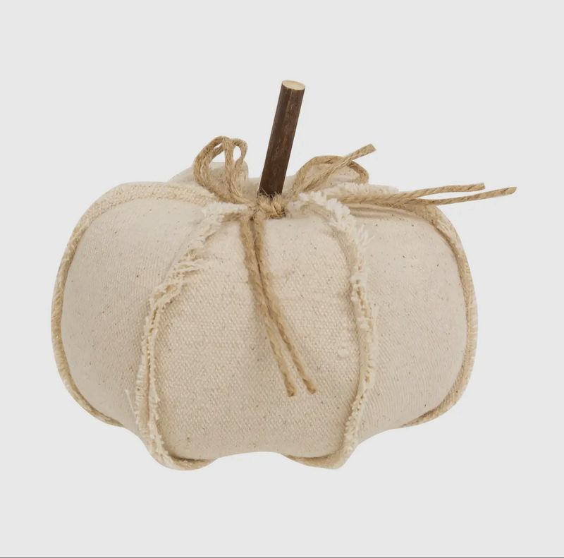 Canvas Stuffed Pumpkins 4.75”
