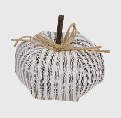 Canvas Stuffed Pumpkin 8”