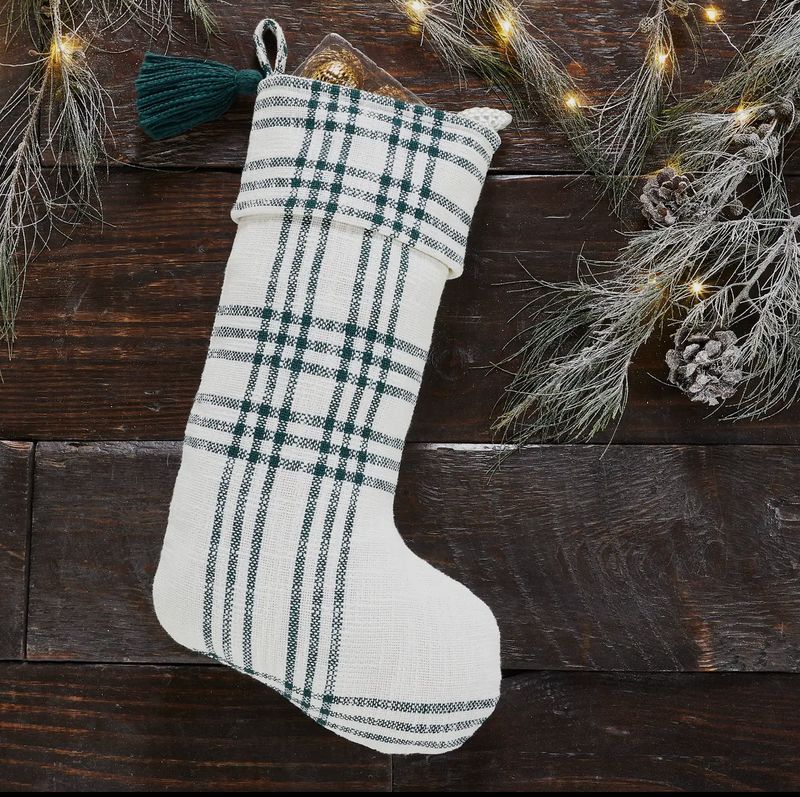 Pine Grove Plaid Stocking