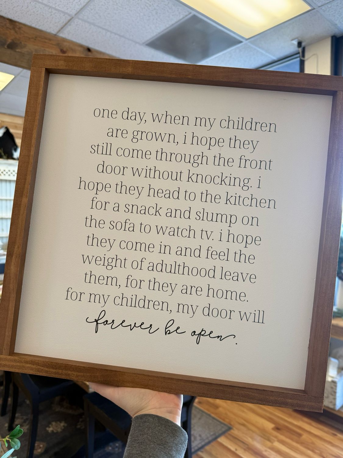 One Day When My Children Sign