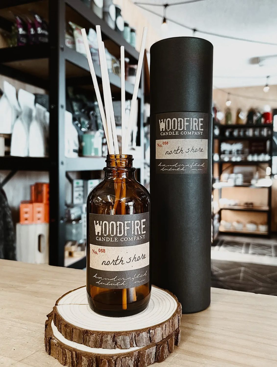 Woodfire Reed Diffuser Flameless Fragrance