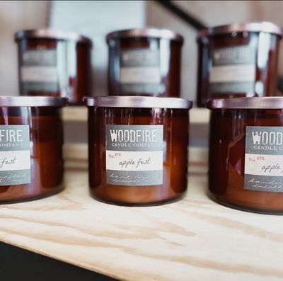 Amber 3-Wick Tumbler Jar