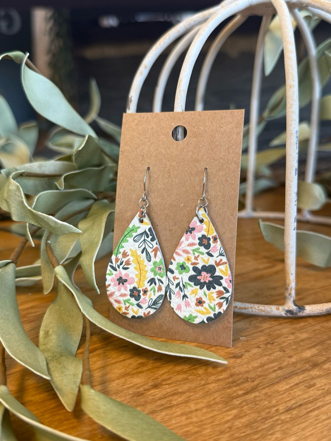 Medium Teardrop: Gentle Summer Earrings