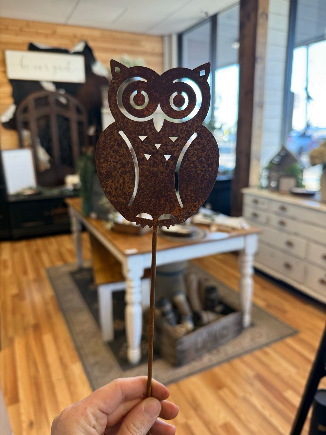Cute Owl Garden Pick