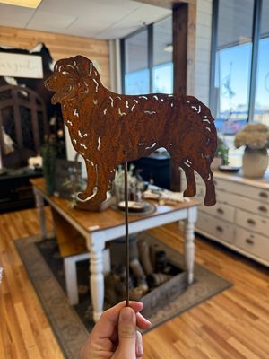 Australian Shepard Dog Garden Pick