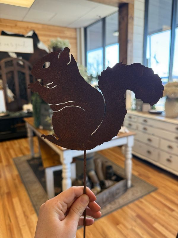 Cute Squirrel Garden Pick