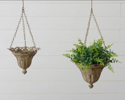 Iron Hanging Planter