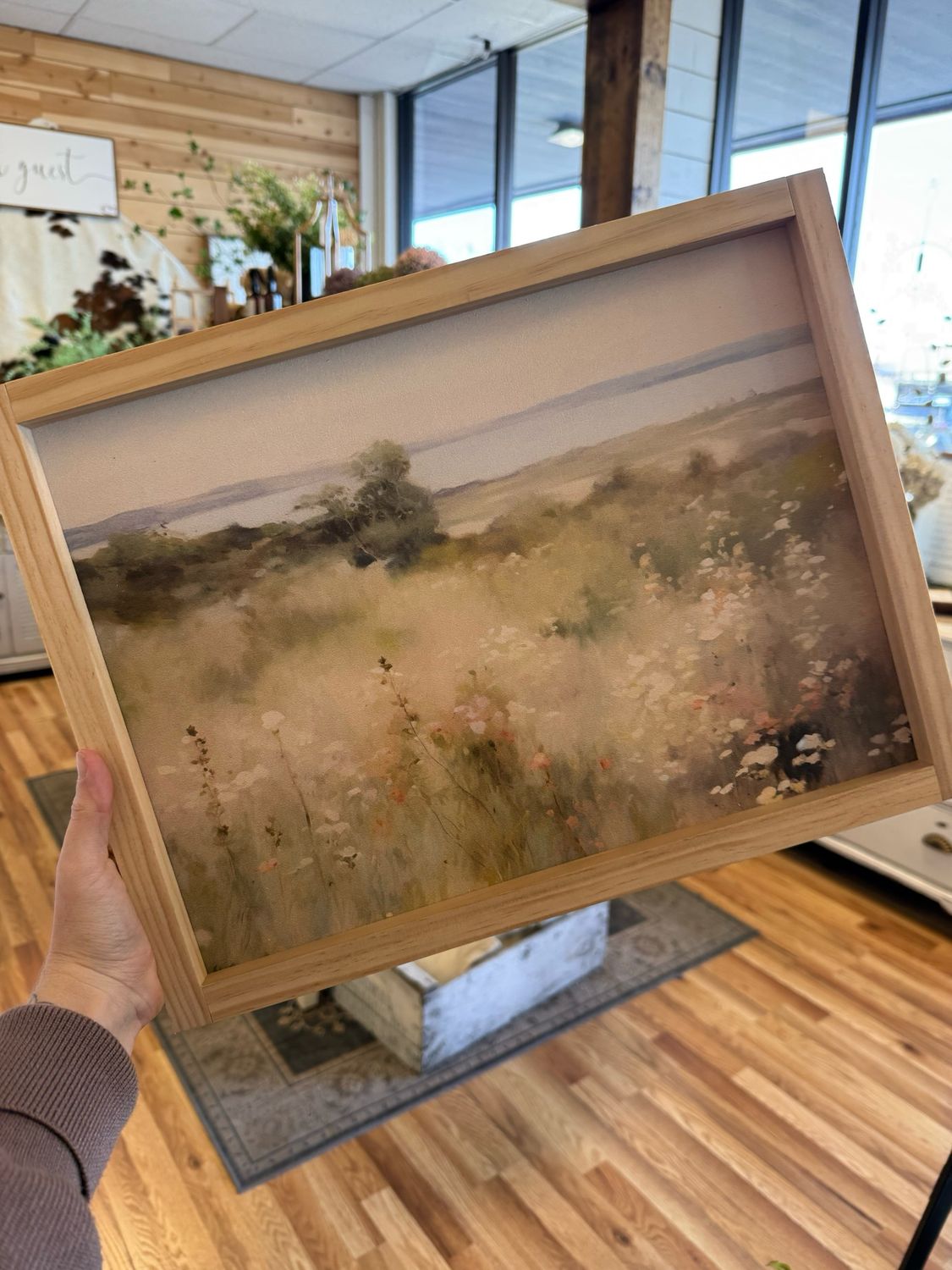 Florence Wall Art, Light Oak, 13&quot;x17&quot;
