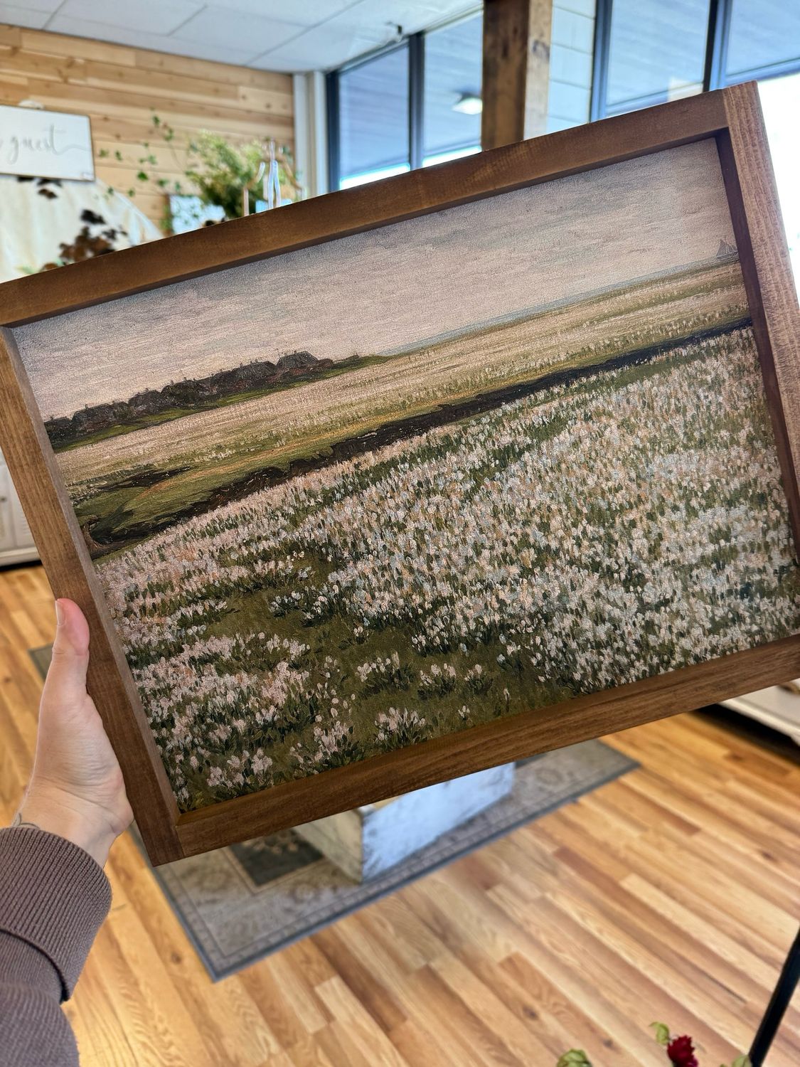 Linnea Wall Art, Dark Walnut, 13&quot;x17&quot;