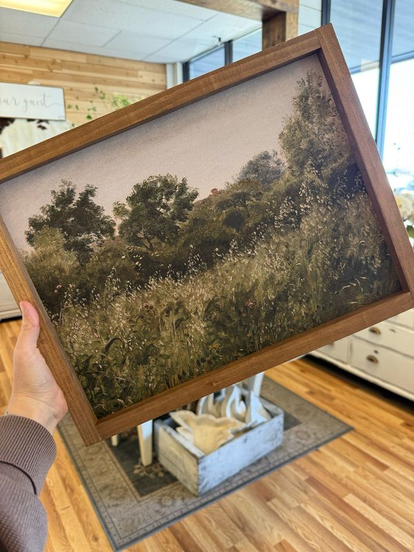Indie Vintage Wall Art, Dark Walnut, 13"x17"