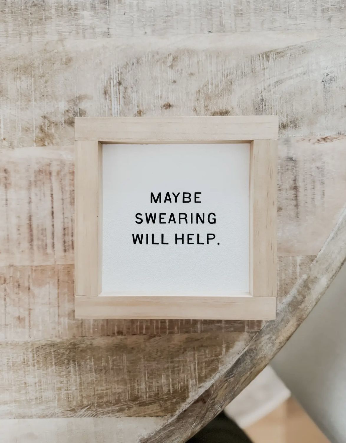 Maybe Swearing Will Help