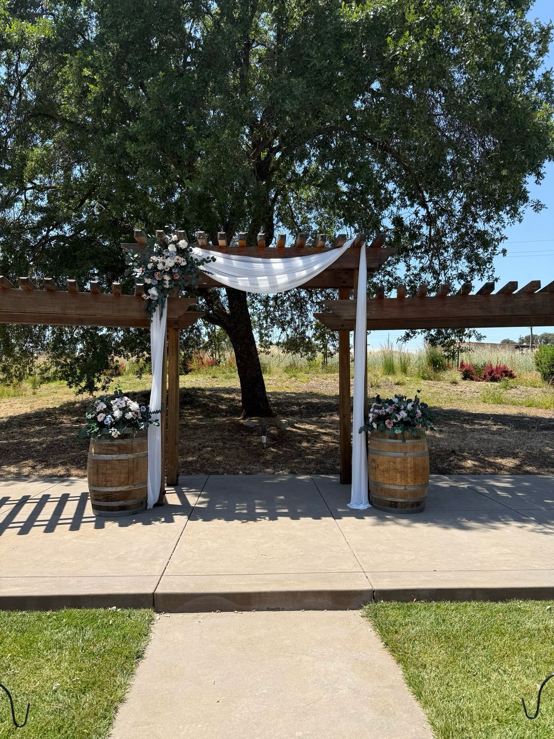 RENTAL- Faux Floral Arbor Arrangement