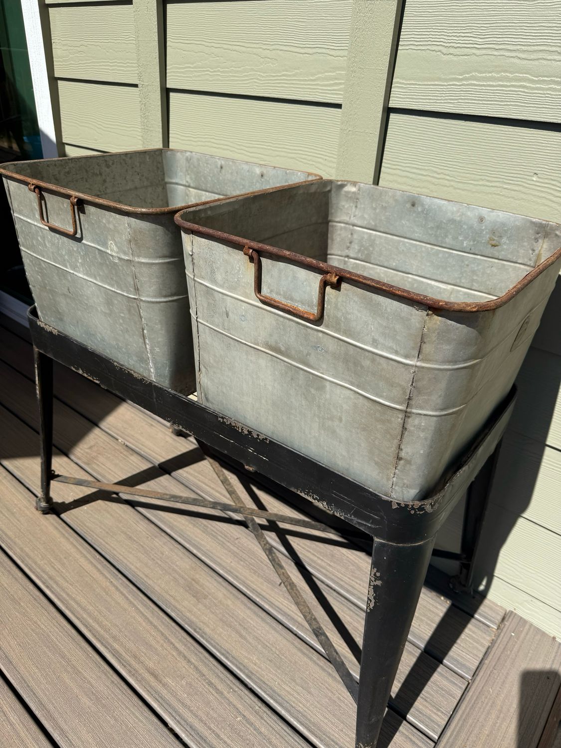 RENTAL- Metal Bucket Drink Stand