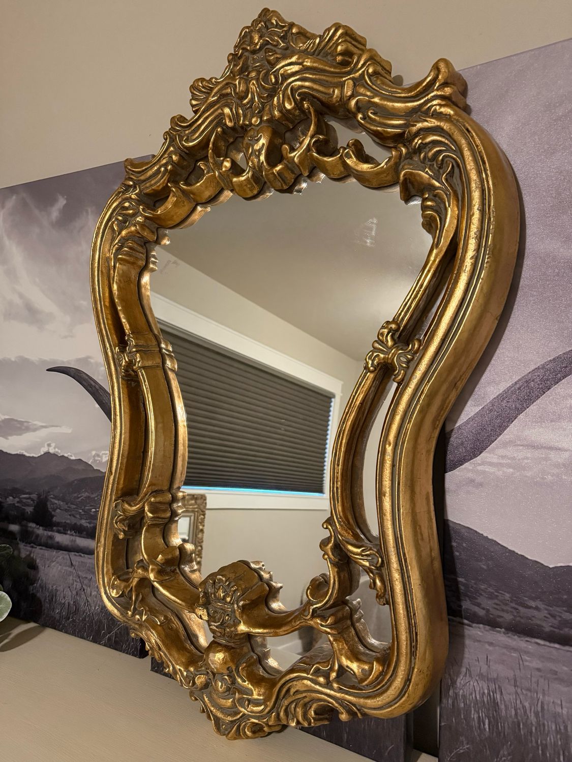 RENTAL- Antique Gold Mirror