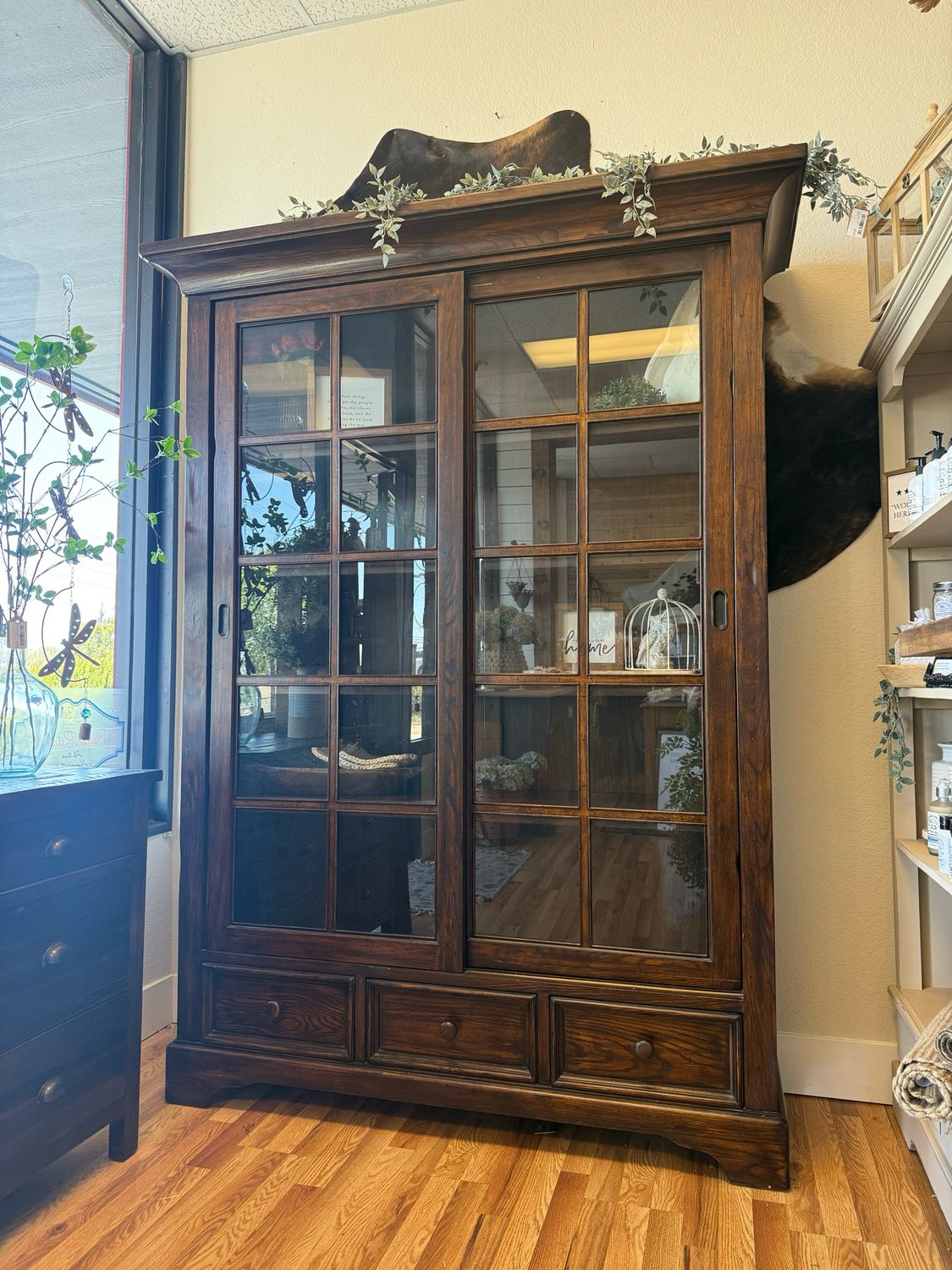 Large Wood Cabinet