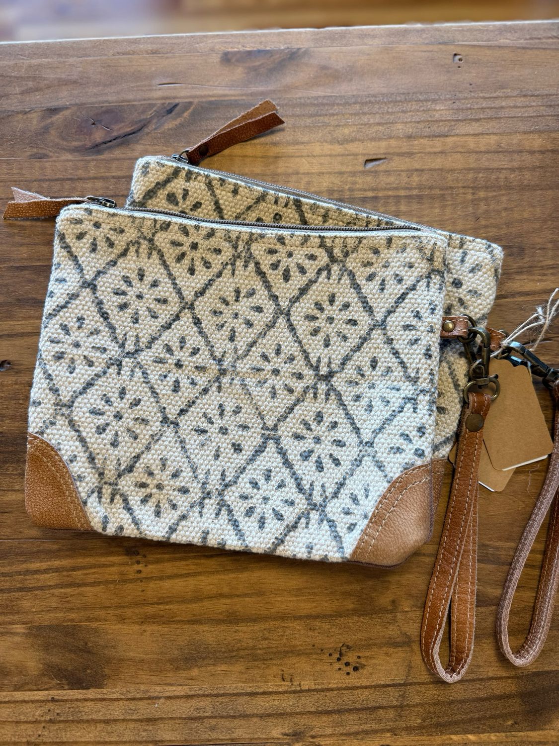 Boho Pattern Wristlet