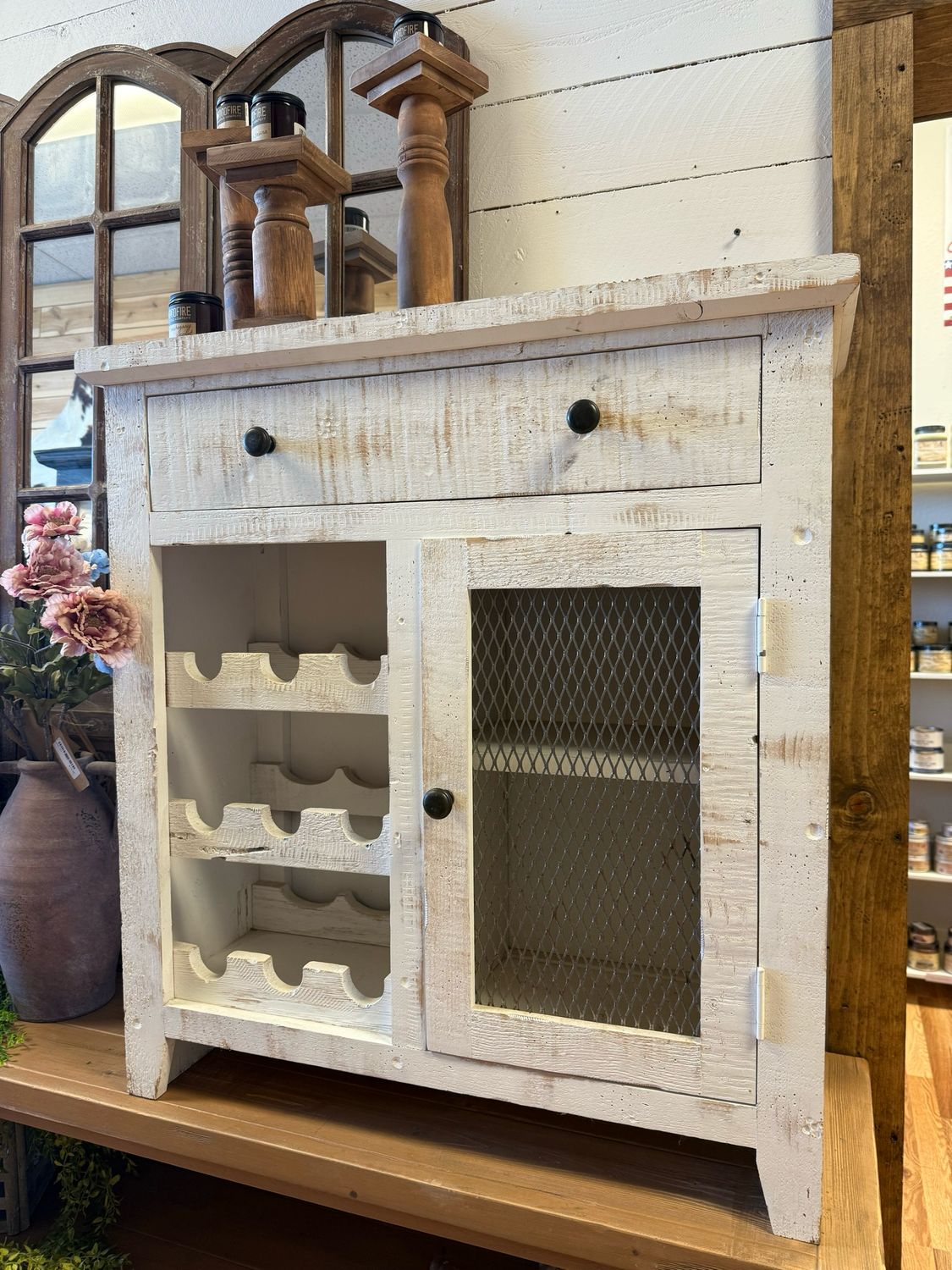 Shabby Chic Wine Cabinet