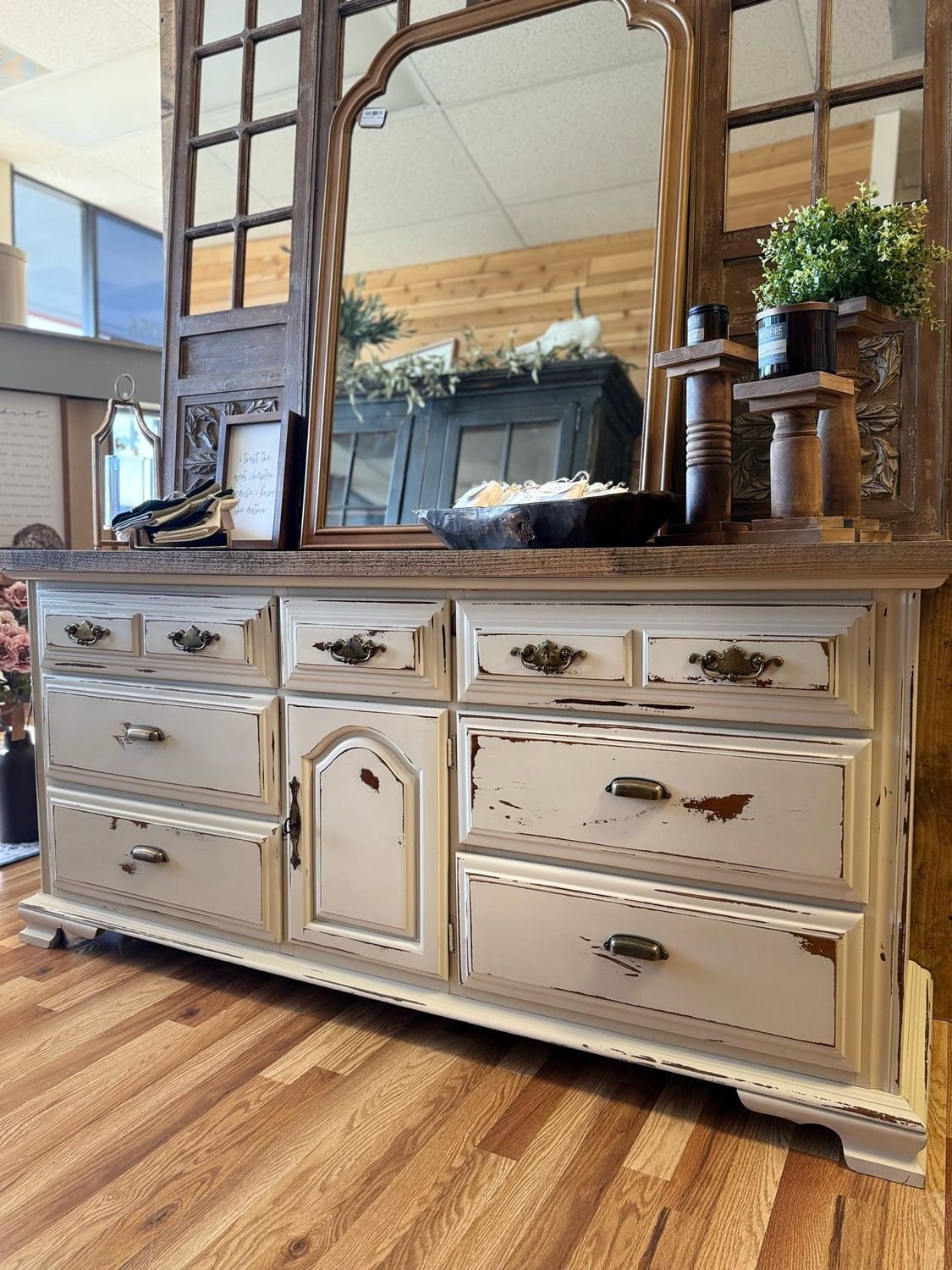 Reclaimed Wood Top Dresser