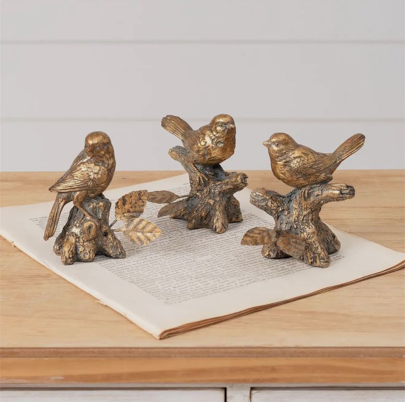 Antique  Gold Bird