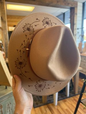 Burned Felt Hat