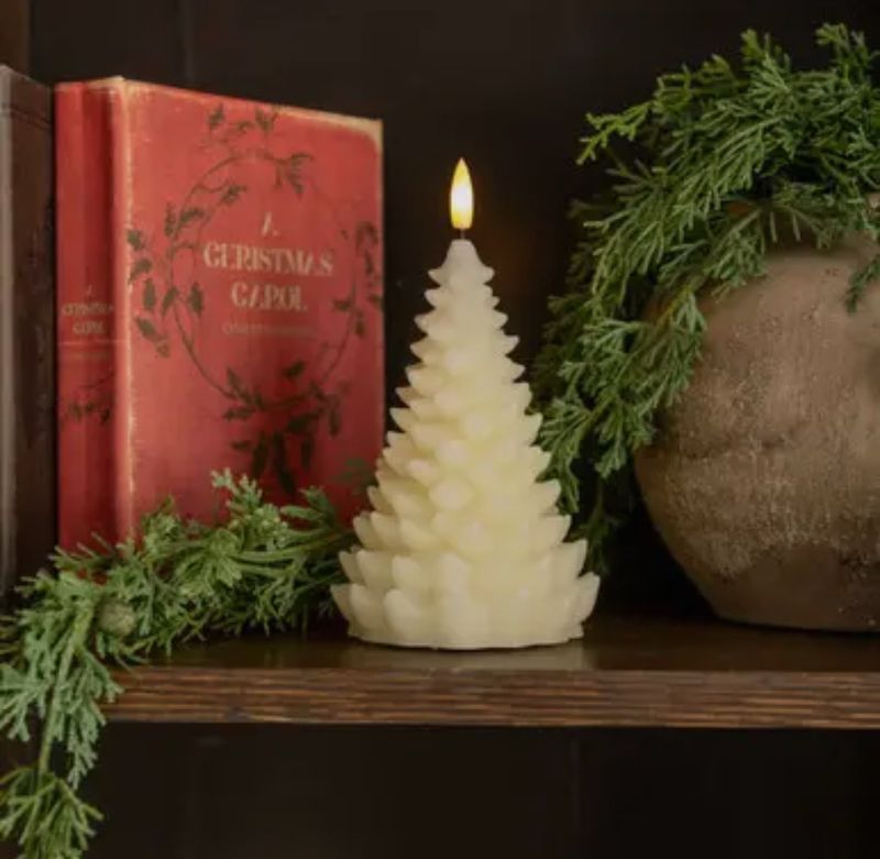 3D Flame Fir Tree Candle