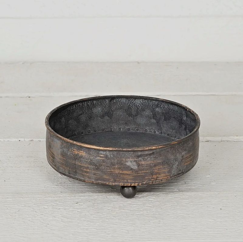 Antique Pewter Tray