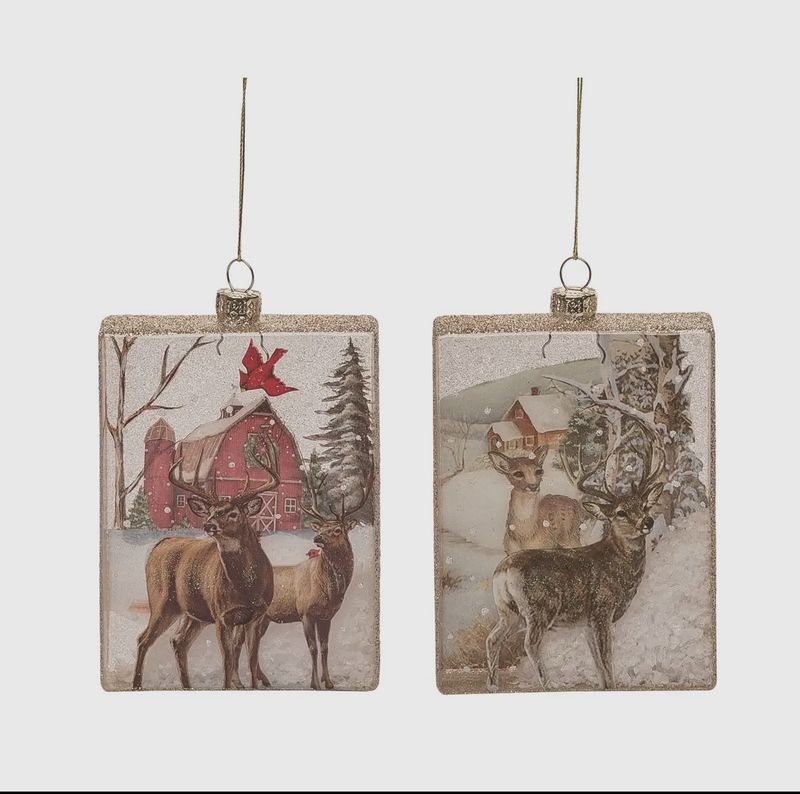 Barn Scene Ornament