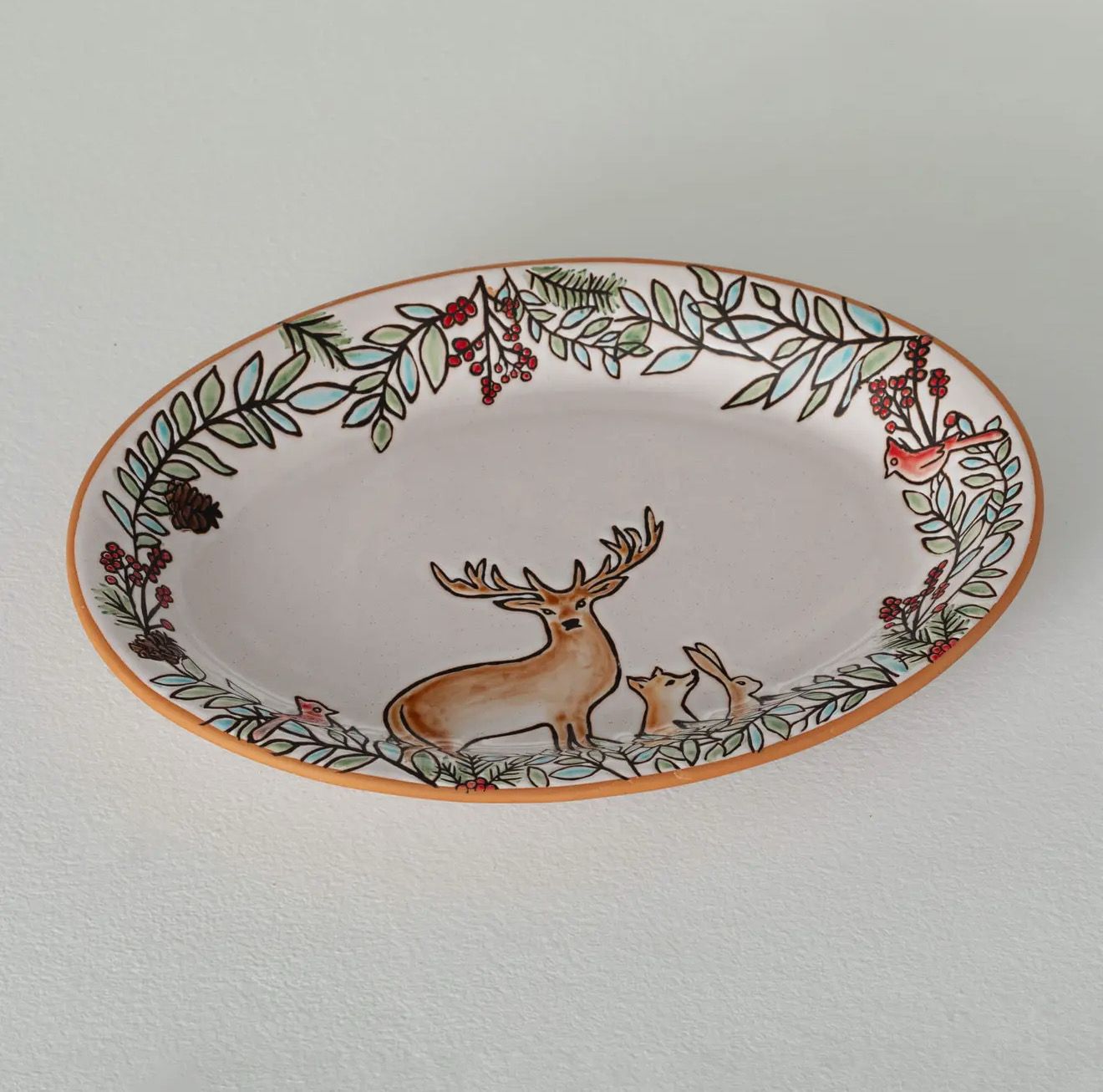 Embossed Woodland Platter