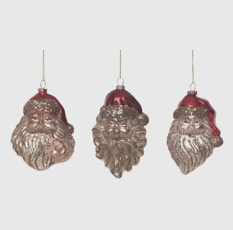 Santa Head Ornament