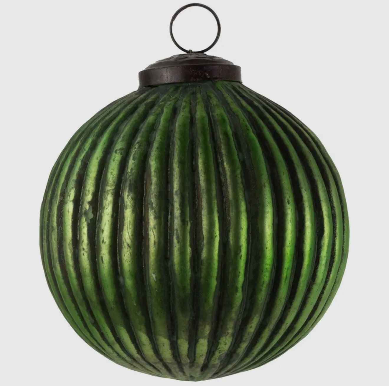 Green Glass Ornament