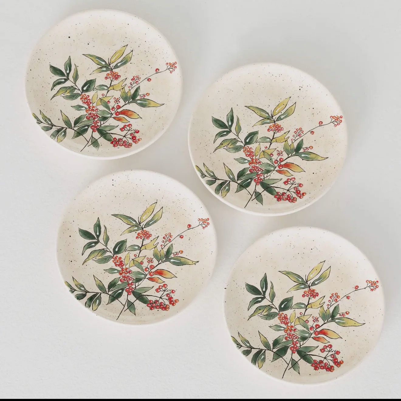 Holly Berry Snack Plate