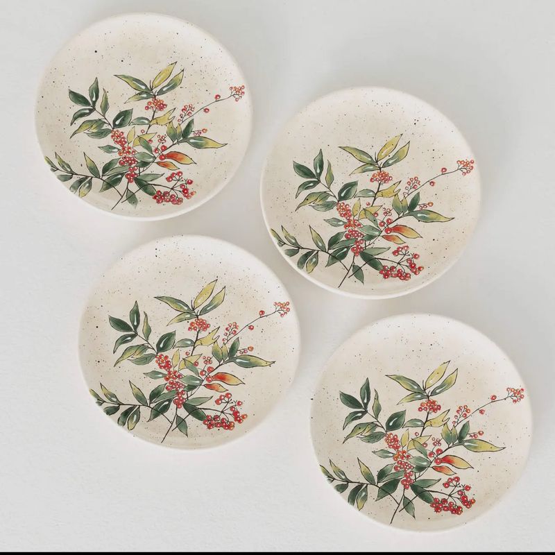 Holly Berry Snack Plate